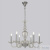 Люстра Crystal Lux ARABESQUE SP8 CHROME 1092/308, раздел каталога Стеклянные люстры интернет-магазина Ночи Нет
