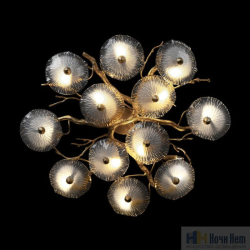 Люстра LOFT IT Bloom 10352/800C AB, раздел каталога Люстры с плафонами интернет-магазина Ночи Нет