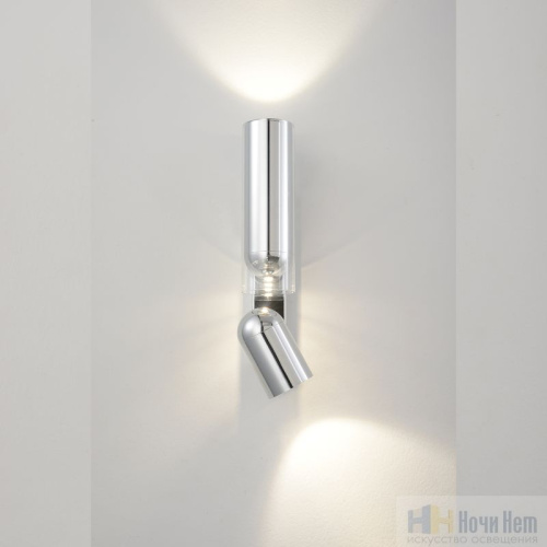 Бра Crystal Lux VENTO AP15W LED CHROME 3321/415, раздел каталога Светодиодные бра интернет-магазина Ночи Нет