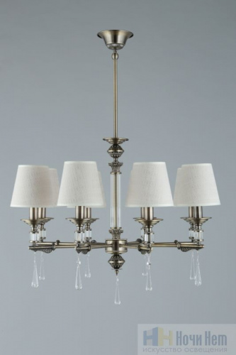 Люстра подвесная Omnilux Rivoli OML-64213-08, раздел каталога Люстры с абажурами интернет-магазина Ночи Нет
