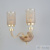 Бра Crystal Lux SILVESTRO AP2 AMBER 2971/402, раздел каталога Бра с плафоном интернет-магазина Ночи Нет