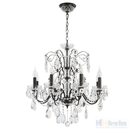 Люстра Crystal Lux ODELIS SP8 BROWN 2570/308, раздел каталога Хрустальные люстры интернет-магазина Ночи Нет