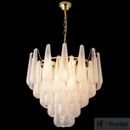 Люстра Crystal Lux FONTAIN SP10 GOLD 1802/310, раздел каталога Стеклянные люстры интернет-магазина Ночи Нет