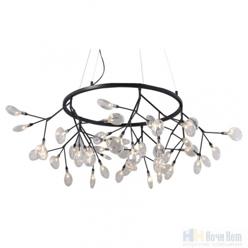 Люстра Crystal Lux Evita SP45 D Black/TranSParent, раздел каталога Кованые люстры интернет-магазина Ночи Нет