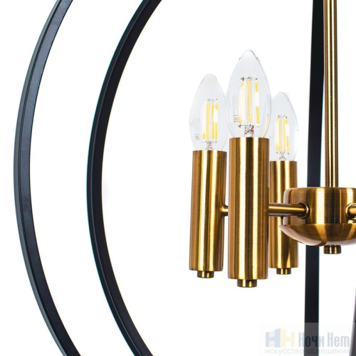 Люстра Arte Lamp Castula A7013SP-6BK, раздел каталога Кованые люстры интернет-магазина Ночи Нет