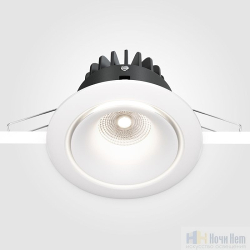 Встраиваемый светильник Maytoni Yin DL031-L12W4K-W, раздел каталога Светодиодные точечные светильники интернет-магазина Ночи Нет