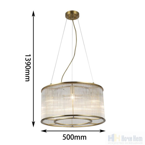 Люстра Favourite Wonderland 2907-6P, раздел каталога Стеклянные люстры интернет-магазина Ночи Нет