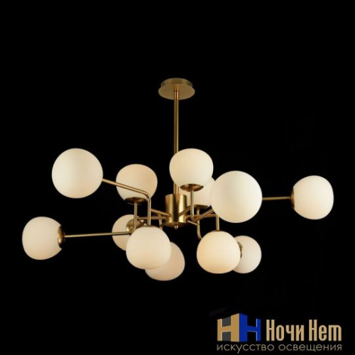 Люстра Maytoni Erich MOD221-PL-12-G, раздел каталога Люстры с плафонами интернет-магазина Ночи Нет