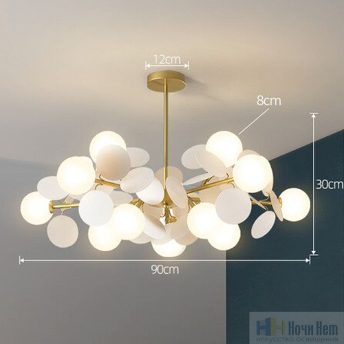 Люстра ImperiumLoft Matisse 149659-26, раздел каталога Люстры с плафонами интернет-магазина Ночи Нет