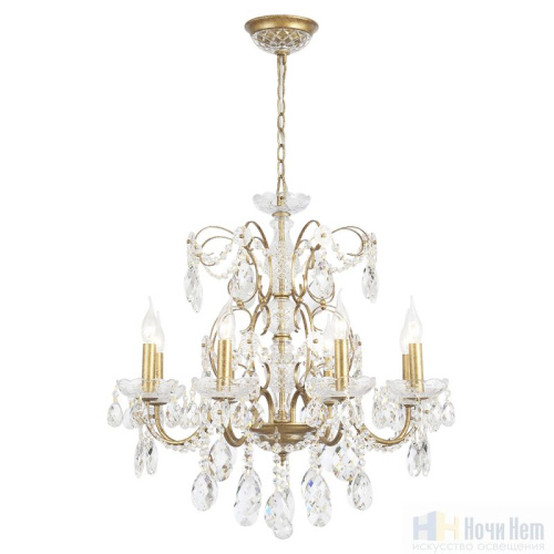 Люстра Crystal Lux ODELIS SP8 GOLD 2571/308, раздел каталога Хрустальные люстры интернет-магазина Ночи Нет