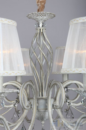 Люстра подвесная Omnilux Belluno OML-79103-08, раздел каталога Люстры с абажурами интернет-магазина Ночи Нет