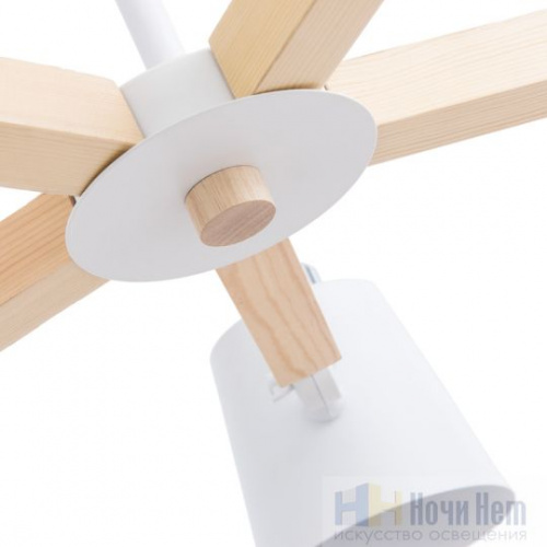 Люстра потолочная Arte Lamp Oscar A7141PL-5WH, раздел каталога Люстры с плафонами интернет-магазина Ночи Нет