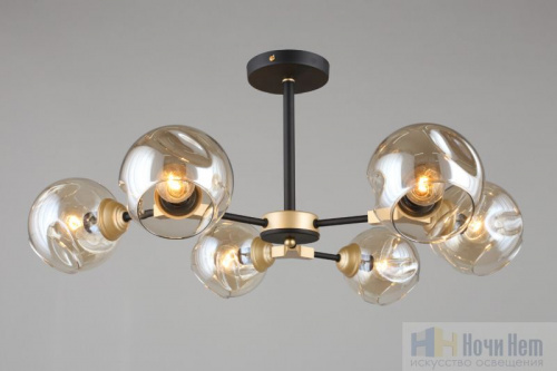 Люстра Omnilux Sandrigo OML-93607-06, раздел каталога Люстры с плафонами интернет-магазина Ночи Нет