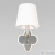 Бра LOFT IT Silence 10303W/B Nickel, количество ламп - 1, площадь освещения - 2 кв.м Бра LOFT IT Silence 10303W/B Nickel, раздел каталога Бра с абажуром интернет-магазина Ночи Нет