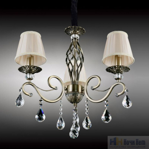 Люстра подвесная Omnilux Mezzano OML-79113-03, раздел каталога Люстры с абажурами интернет-магазина Ночи Нет