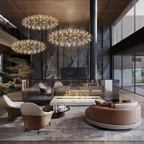 Люстра Loft IT Raimond 1898/500 Chrome, раздел каталога Светодиодные люстры интернет-магазина Ночи Нет