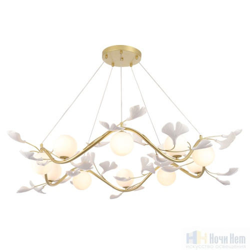 Люстра Crystal Lux COLIBRI SP10 GOLD 0141/310, раздел каталога Стеклянные люстры интернет-магазина Ночи Нет