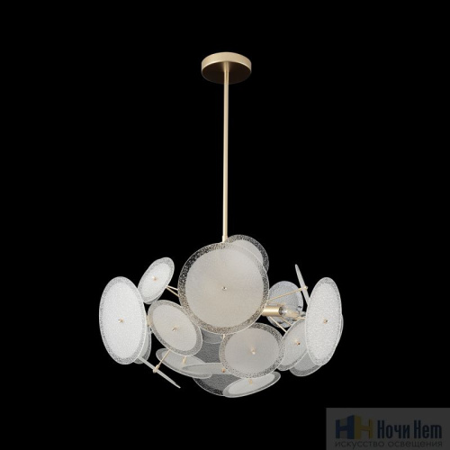 Люстра Crystal Lux DANDELION SP6 GOLD 4060/306, раздел каталога Стеклянные люстры интернет-магазина Ночи Нет
