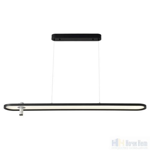 Люстра Crystal Lux CONTOUR SP45W LED BLACK 3800/245, раздел каталога Светодиодные люстры интернет-магазина Ночи Нет