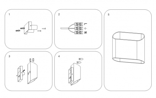 Бра Lightstar Muro 808620, раздел каталога Бра с плафоном интернет-магазина Ночи Нет