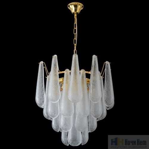 Люстра Crystal Lux FONTAIN SP8 GOLD 1802/308, раздел каталога Стеклянные люстры интернет-магазина Ночи Нет