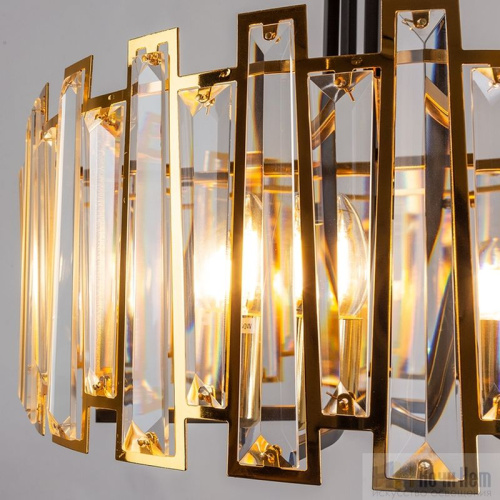 Люстра Arte Lamp Amber A1028PL-6BK, раздел каталога Хрустальные люстры интернет-магазина Ночи Нет