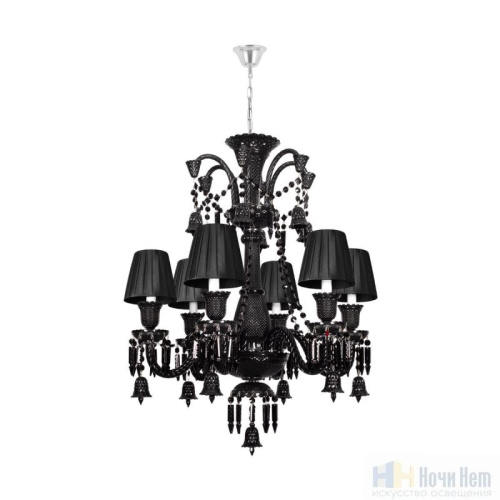 Люстра LOFT IT Zenith 10210/6 Black, раздел каталога Хрустальные люстры интернет-магазина Ночи Нет