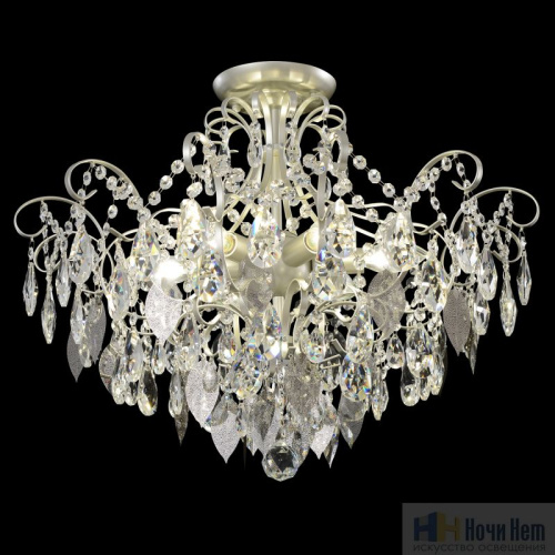 Люстра Crystal Lux ESMIRALDA PL6 SILVER 0524/106, раздел каталога Хрустальные люстры интернет-магазина Ночи Нет