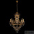 Люстра LOFT IT Foil 10430/8, количество ламп - 8, площадь освещения - 16 кв.м Люстра LOFT IT Foil 10430/8, раздел каталога Кованые люстры интернет-магазина Ночи Нет