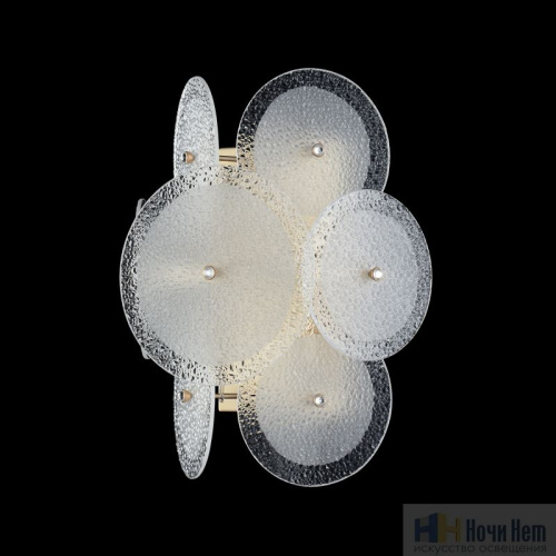 Бра Crystal Lux DANDELION AP2 GOLD 4060/402, раздел каталога Стеклянные бра интернет-магазина Ночи Нет
