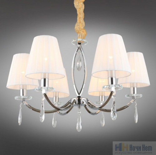 Люстра Omnilux Breguzzo OML-57703-06, раздел каталога Люстры с абажурами интернет-магазина Ночи Нет