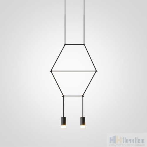 Светильник подвесной ImperiumLoft Wireflow 168477-26, раздел каталога Подвесы 2-3 лампы интернет-магазина Ночи Нет