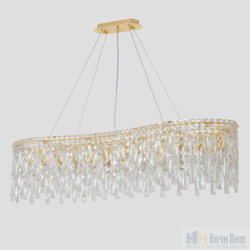 Люстра Crystal Lux ABRIL SP12 L1200 GOLD 0021/312L, раздел каталога Хрустальные люстры интернет-магазина Ночи Нет
