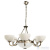 Люстра Arte Lamp Windsor A3777LM-6-2AB, количество ламп - 06.фев, площадь освещения - 109667,5 кв.м Люстра Arte Lamp Windsor A3777LM-6-2AB, раздел каталога Люстры с плафонами интернет-магазина Ночи Нет