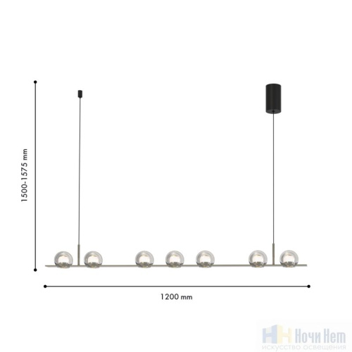 Люстра Favourite Rosio 4291-7P, раздел каталога Светодиодные люстры интернет-магазина Ночи Нет