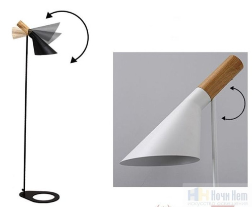 Торшер ImperiumLoft Arne Jacobsen 101782-26, раздел каталога Торшеры с плафоном интернет-магазина Ночи Нет