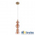Светильник подвесной Crystal Lux Iris SP1 A amber, количество ламп - 1, площадь освещения - 2,5 кв.м Светильник подвесной Crystal Lux Iris SP1 A amber, раздел каталога Подвесы 1 лампа интернет-магазина Ночи Нет
