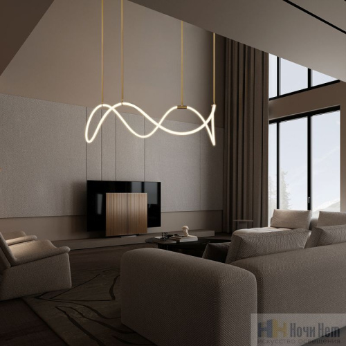 Люстра LOFT IT Thread 10388P/B Brass, раздел каталога Светодиодные люстры интернет-магазина Ночи Нет