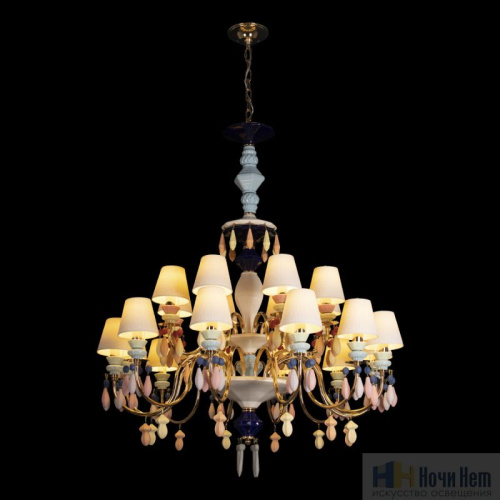 Люстра Loft IT Grace 10203/12+8 Mult, раздел каталога Люстры с абажурами интернет-магазина Ночи Нет
