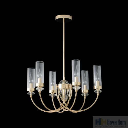 Люстра Crystal Lux SECRET SP6 GOLD 4050/306, раздел каталога Люстры с плафонами интернет-магазина Ночи Нет