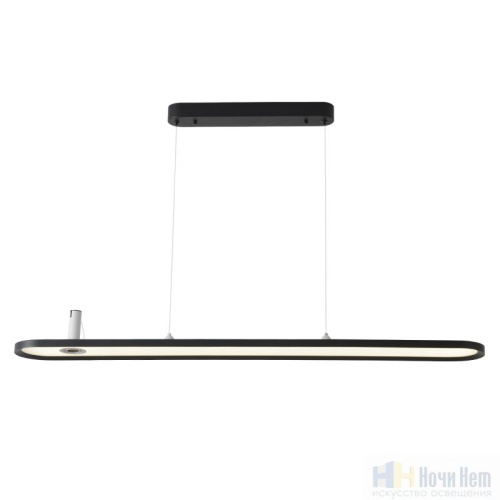 Люстра Crystal Lux CONTOUR SP45W LED BLACK 3800/245, раздел каталога Светодиодные люстры интернет-магазина Ночи Нет