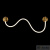 Бра LOFT IT Thread 10388W Brass, количество ламп - 1, площадь освещения - 3,2 кв.м Бра LOFT IT Thread 10388W Brass, раздел каталога Светодиодные бра интернет-магазина Ночи Нет