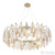 Люстра Crystal Lux TREVI SP8 BRASS 3220/308, количество ламп - 8, площадь освещения - 16 кв.м Люстра Crystal Lux TREVI SP8 BRASS 3220/308, раздел каталога Хрустальные люстры интернет-магазина Ночи Нет