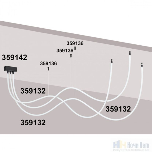 Светильник светодиодный Novotech Ramo 359132, раздел каталога Гибкий неон интернет-магазина Ночи Нет