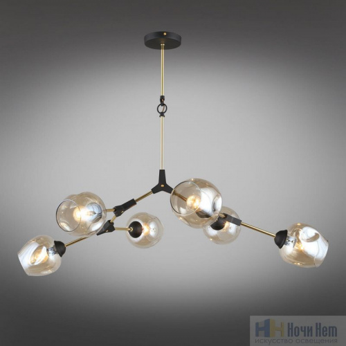 Люстра Omnilux Savelletri OML-93707-06, раздел каталога Люстры с плафонами интернет-магазина Ночи Нет