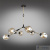 Люстра Omnilux Savelletri OML-93707-06, количество ламп - 6, площадь освещения - 15 кв.м Люстра Omnilux Savelletri OML-93707-06, раздел каталога Люстры с плафонами интернет-магазина Ночи Нет