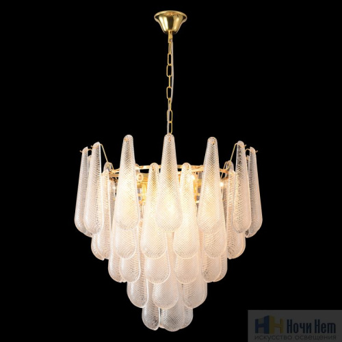 Люстра Crystal Lux FONTAIN SP10 GOLD 1802/310, раздел каталога Стеклянные люстры интернет-магазина Ночи Нет