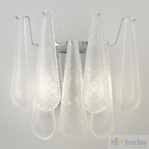 Бра Crystal Lux FONTAIN AP2 CHROME 1803/402, раздел каталога Стеклянные бра интернет-магазина Ночи Нет