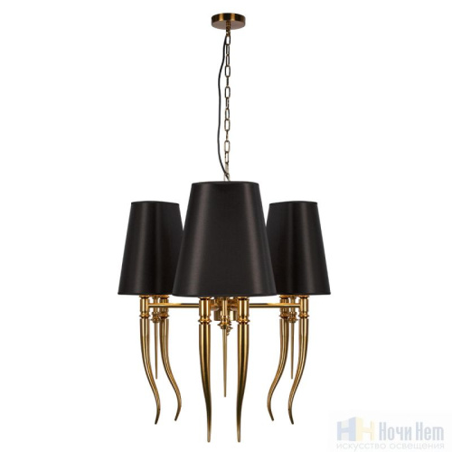 Люстра Loft IT Brunilde 10207/6 Gold, раздел каталога Люстры с абажурами интернет-магазина Ночи Нет