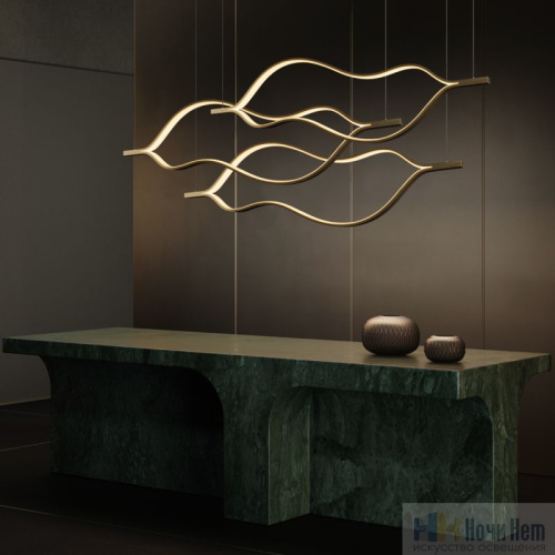 Люстра LOFT IT Tape Light 10403/1000 SN, раздел каталога Светодиодные люстры интернет-магазина Ночи Нет